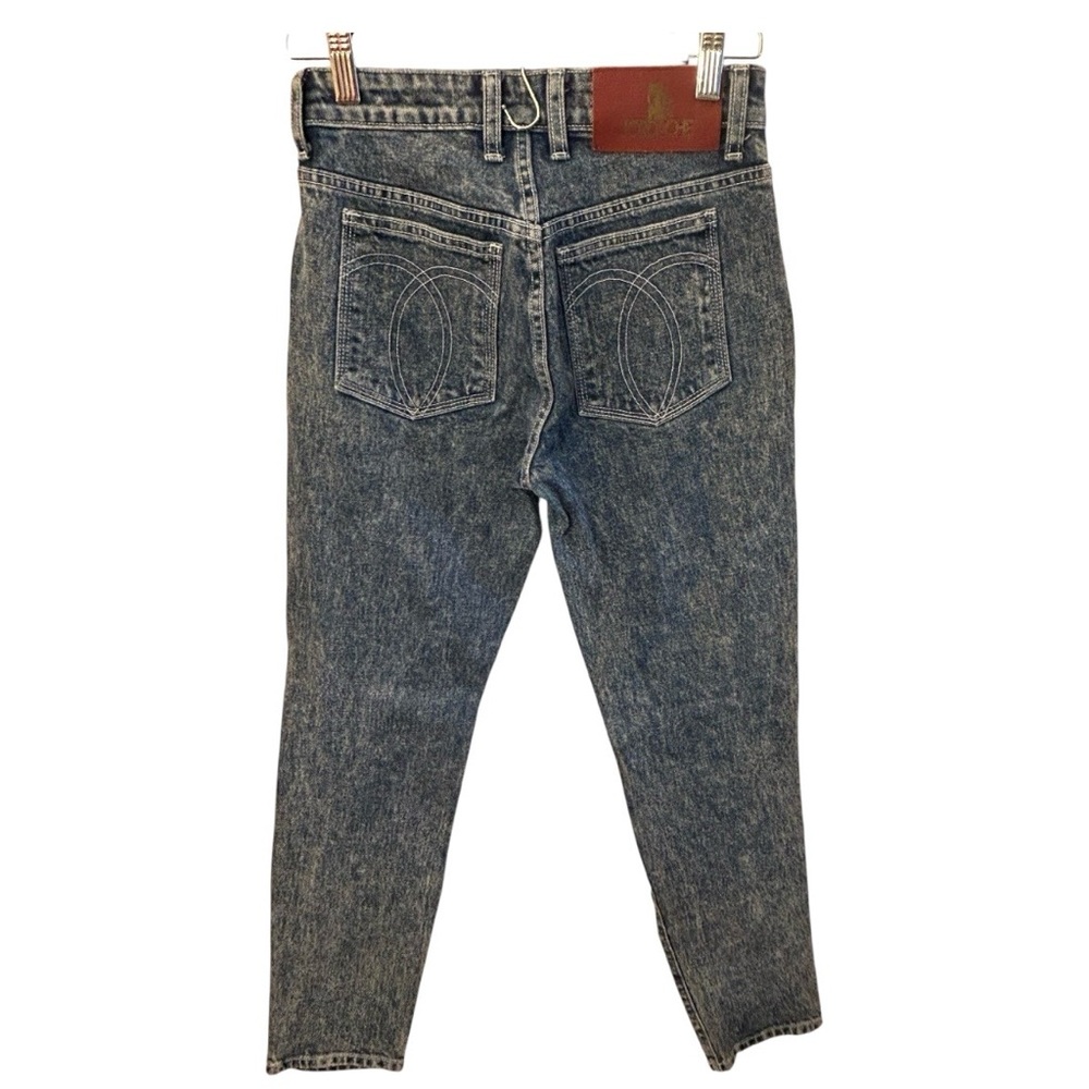 Vintage Jordache Jeans Womens Size 25 High Rise Acid Wash Tapered Mom Jeans USA